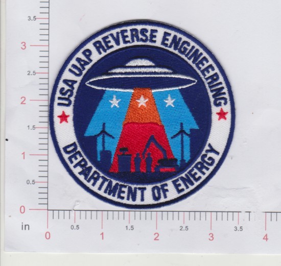 Picture of UFO Patch, UAP Reverse Engineering