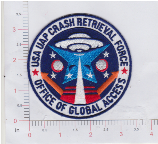 Picture of UFO Patch, UAP Crash Retrieval Force